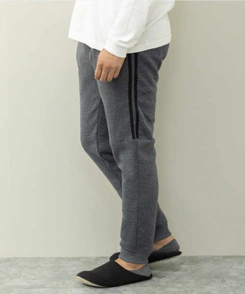 STYLEBLOCK(スタイルブロック)の「裏起毛スリムパンツ(2本ライン切り替え)(その他パンツ・メンズ・杢グレー/ブラック・M/L)」の7枚目の写真