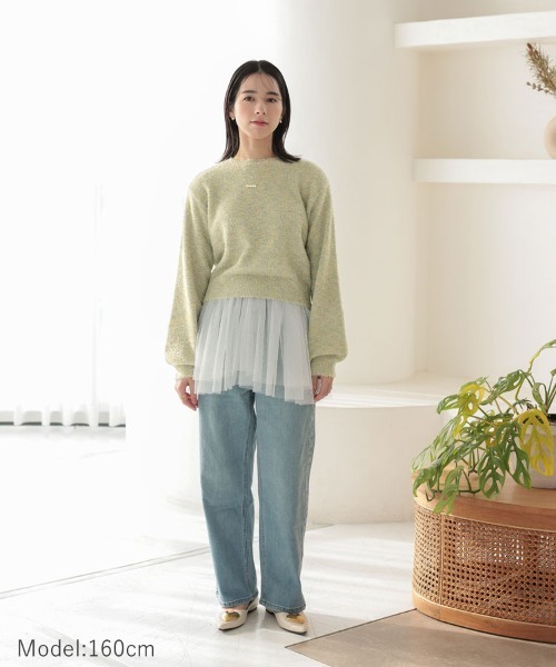 DONOBAN(ドノバン)の「【pufe】グリッターニット(ニット/セーター・レディース・ブラック/ホワイト系その他/シルバー/マルチ・F)」の20枚目の写真