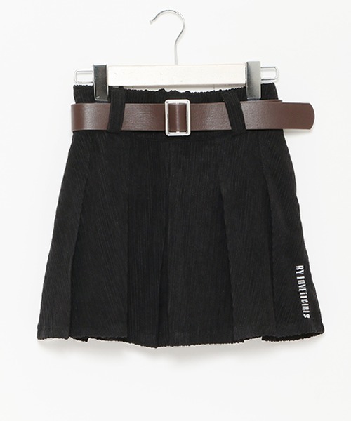 ⭐d.i.a. コーデュロイラビットファー付きミニスカート⭐サイズS⭐ by LOVEiT（バイラビット）の「ベルト付きコーデュロイ