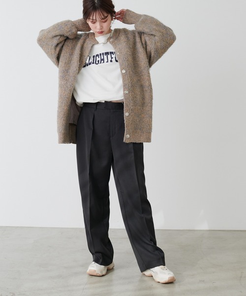natural couture(ナチュラルクチュール)の「骨スト美シルタックパンツ(その他パンツ・レディース・モカ/ブラック/ライトベージュ・MEDIUM/LARGE/X-LARGE)」の10枚目の写真