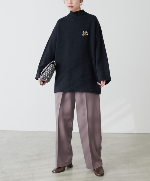natural couture(ナチュラルクチュール)の「骨スト美シルタックパンツ(その他パンツ・レディース・モカ/ブラック/ライトベージュ・MEDIUM/LARGE/X-LARGE)」の20枚目の写真