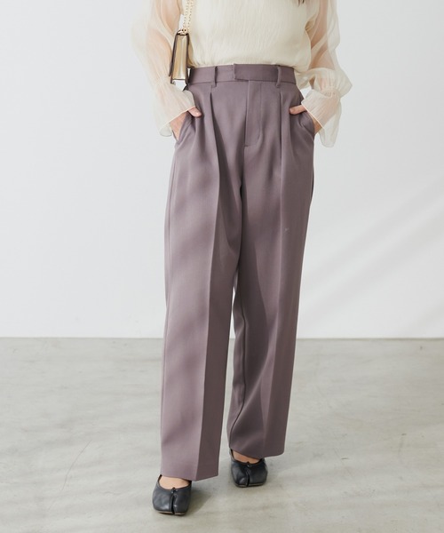 natural couture(ナチュラルクチュール)の「骨スト美シルタックパンツ(その他パンツ・レディース・モカ/ブラック/ライトベージュ・MEDIUM/LARGE/X-LARGE)」の12枚目の写真