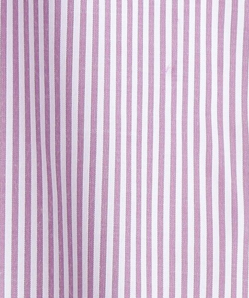 SHOO・LA・RUE（シューラルー）の「◆【洗える】オールシーズン使える ベーシック長袖シャツ（シャツ/ブラウス・レディース・ライトパープル/グリーン系3/ネイビー系2/ブルー系2/ホワイト/ライトブルー・02/03/04）」の9枚目の写真