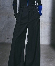 AULA（アウラ）の「【AULA】スイッチワイドパンツ（スラックス）」