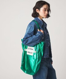 CITEN（シテン）の「＜CITEN＞クルクルパッチン メタリック トートバッグ（トートバッグ）」
