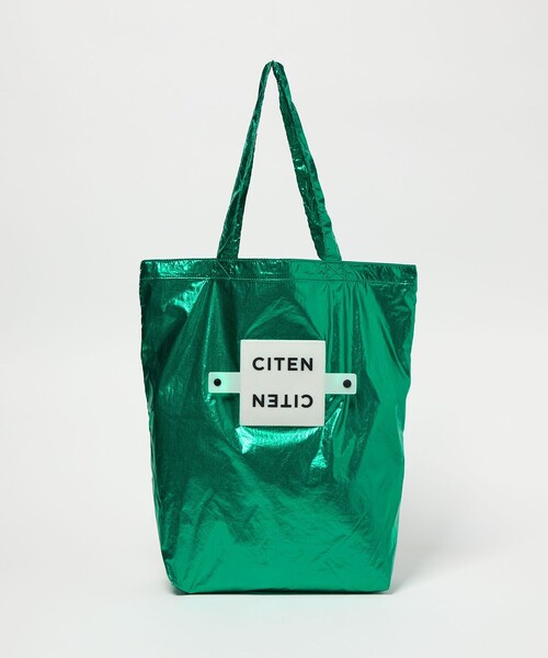 CITEN(シテン)の「<CITEN>クルクルパッチン メタリック トートバッグ(トートバッグ・レディース・ブラック/ライトブルー/シルバー/ゴールド/ホワイト/ロイヤルブルー/ライトピンク/ターコイズブルー系/ケリーグリーン・FREE)」の4枚目の写真