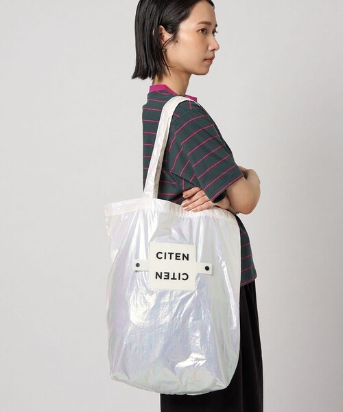 CITEN＞クルクルパッチン メタリック トートバッグ（トート