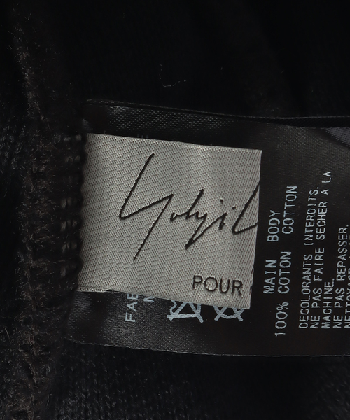 Yohji Yamamoto(ヨウジヤマモト)の「【Yohji Yamamoto / ヨウジヤマモト】Homme COTTON CUFF KNIT CA(ニットキャップ/ビーニー・メンズ・ブラック・FREE)」の7枚目の写真