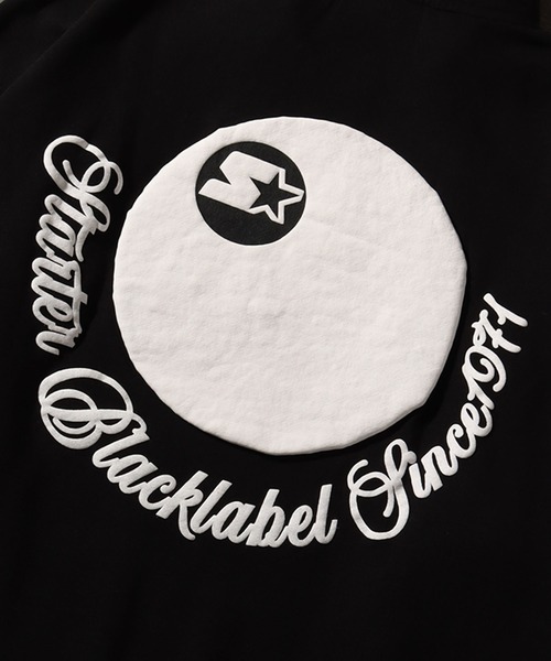 STARTER BLACK LABEL（スターターブラックレーベル）の「【STARTER /スターター】グラフィック発砲プリント 裏起毛 オーバーサイズ スタンドハーフジップ プルオーバー（スウェット・メンズ・ホワイト系/ブラック/ブラウン・M/L/XL）」の12枚目の写真