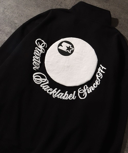 STARTER BLACK LABEL（スターターブラックレーベル）の「【STARTER /スターター】グラフィック発砲プリント 裏起毛 オーバーサイズ スタンドハーフジップ プルオーバー（スウェット・メンズ・ホワイト系/ブラック/ブラウン・M/L/XL）」の11枚目の写真