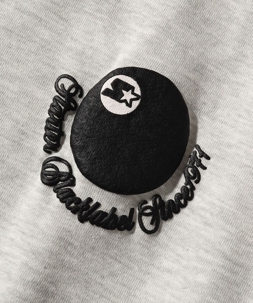 STARTER BLACK LABEL（スターターブラックレーベル）の「【STARTER /スターター】グラフィック発砲プリント 裏起毛 オーバーサイズ スタンドハーフジップ プルオーバー（スウェット・メンズ・ホワイト系/ブラック/ブラウン・M/L/XL）」の17枚目の写真