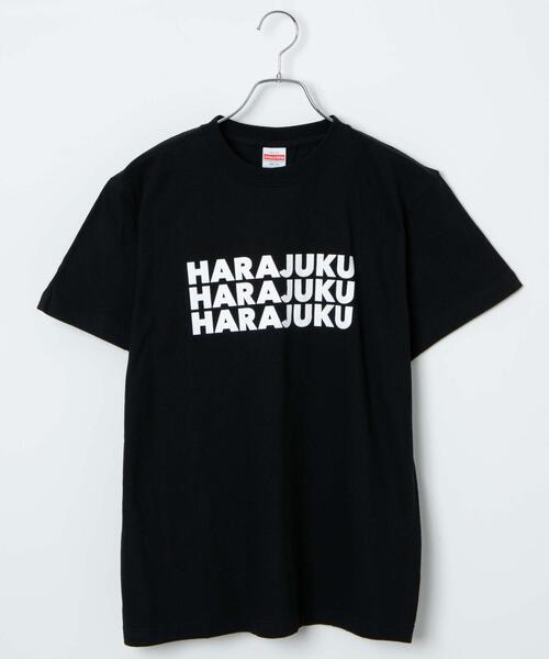 WEGO(ウィゴー)の「WEGO/3連HARAJUKUロゴT(Tシャツ/カットソー・メンズ・ブラック/ホワイト・X-LARGE/LARGE)」の1枚目の写真