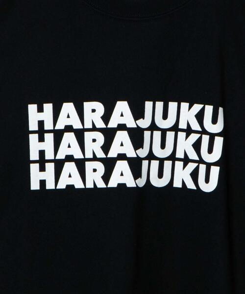 WEGO(ウィゴー)の「WEGO/3連HARAJUKUロゴT(Tシャツ/カットソー・メンズ・ブラック/ホワイト・X-LARGE/LARGE)」の4枚目の写真