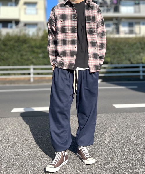 BEATJIVE(ビートジャイブ)の「スウェットパンツ サルエルパンツ ワイド ジョガーパンツ 起毛 ストリート メンズ(スウェットパンツ・メンズ・グレー/チャコールグレー/ブラック/ネイビー・FREE)」の17枚目の写真