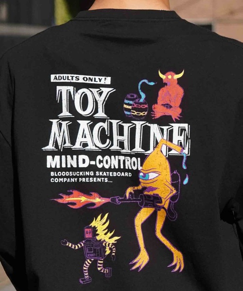 TOY MACHINE(トイ マシーン)の「【ムラサキスポーツ限定】TOY MACHINE/トイマシーン ロンT 長袖 オーバーサイズ バックプリント MTMPELT6(Tシャツ/カットソー・メンズ・ホワイト/ブラック・XL/M/L)」の21枚目の写真