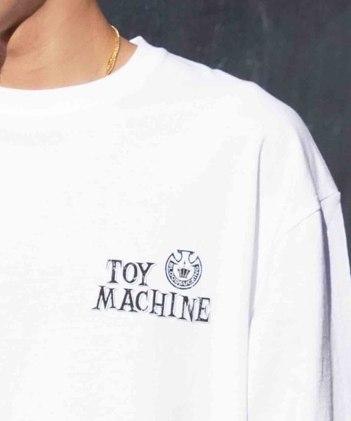 TOY MACHINE(トイ マシーン)の「【ムラサキスポーツ限定】TOY MACHINE/トイマシーン ロンT 長袖 オーバーサイズ バックプリント MTMPELT6(Tシャツ/カットソー・メンズ・ホワイト/ブラック・XL/M/L)」の12枚目の写真