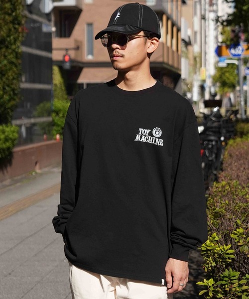 TOY MACHINE(トイ マシーン)の「【ムラサキスポーツ限定】TOY MACHINE/トイマシーン ロンT 長袖 オーバーサイズ バックプリント MTMPELT6(Tシャツ/カットソー・メンズ・ホワイト/ブラック・XL/M/L)」の13枚目の写真