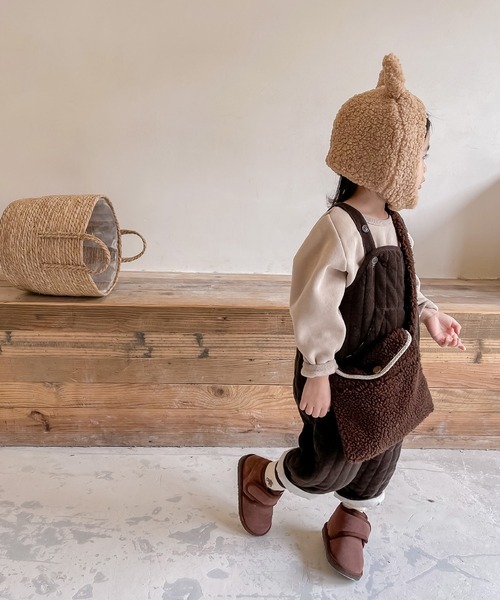 aimoha（アイモハ）の「【aimoha-KIDS-】子供服　モコモコショルダーバッグ（ショルダーバッグ・キッズ・ブラウン/オフホワイト・FREE）」の10枚目の写真