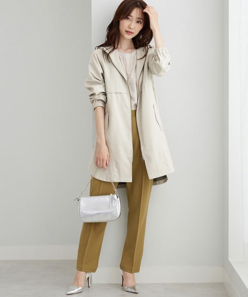 はっ水加工ボンディング素材ロングパーカー（その他アウター  