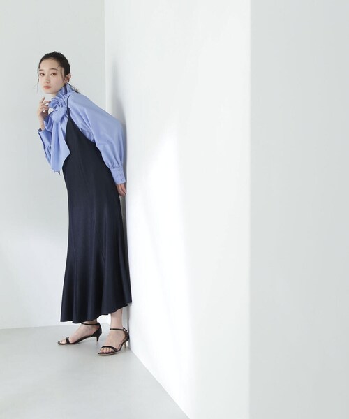 NATURAL BEAUTY BASIC(ナチュラルビューティーベーシック)の「◇ビックボウブラウス(シャツ/ブラウス・レディース・ホワイト系その他/オフホワイト/ピンク系その他/ブルー・MEDIUM/SMALL)」の14枚目の写真
