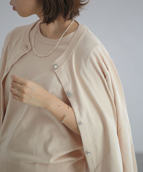 La TOTALITE（ラトータリテ）の「《追加2》ビジューアンサンブル（アンサンブル・レディース・ベージュ/イエロー/ブラック/グレー・FREE）」の7枚目の写真