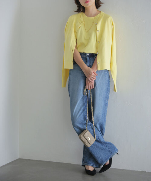 La TOTALITE（ラトータリテ）の「《追加2》ビジューアンサンブル（アンサンブル・レディース・ベージュ/イエロー/ブラック/グレー・FREE）」の9枚目の写真