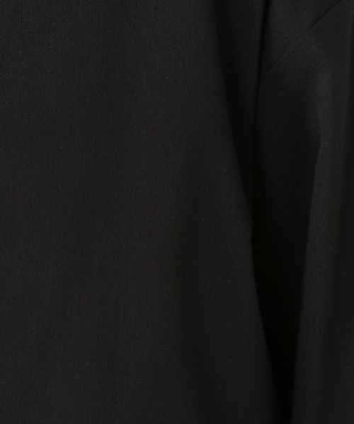 studio CLIP（スタディオクリップ）の「【みんなのリクエストジャケット】洗えるストレッチ楽ジャケット（ノーカラージャケット・レディース・ライトベージュ/ブラック・PF/FREE/ﾌﾘｰ(L)）」の14枚目の写真