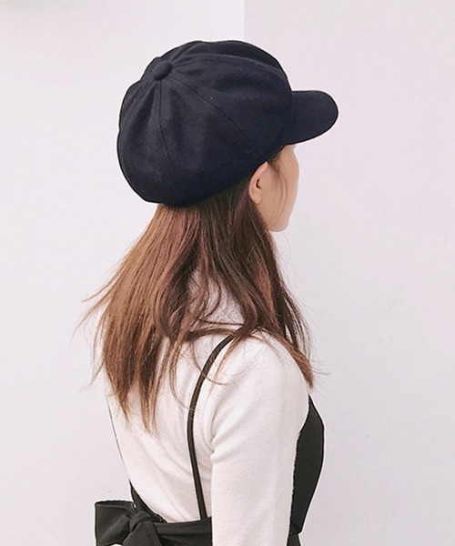Miniministore(ミニミニストア)の「キャスケット レディース 秋冬 帽子(ハンチング/ベレー帽・レディース・ライトグレー/ライトブラウン/ブラック/ワインレッド/グレー・FREE)」の15枚目の写真