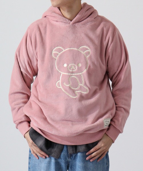 FUNALIVE（ファンアライブ）の「Rilakkuma リラックマボアフリースプルパーカー（パーカー・レディース・ピンク/ホワイト/ネイビー・M/L/S）」の13枚目の写真