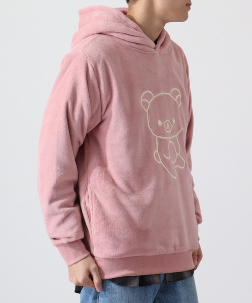 FUNALIVE（ファンアライブ）の「Rilakkuma リラックマボアフリースプルパーカー（パーカー・レディース・ピンク/ホワイト/ネイビー・M/L/S）」の15枚目の写真