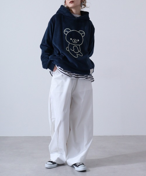 CUNE リラックマ 裏起毛パーカー XL CUNE リラックマ 裏起毛パーカー XL