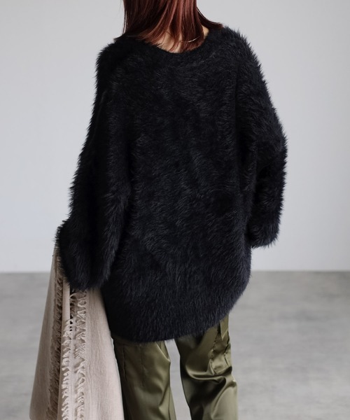 Bonjour Sagan(ボンジュールサガン)の「ニットカーディガン(カーディガン/ボレロ・レディース・ライトグレー・FREE)」の13枚目の写真