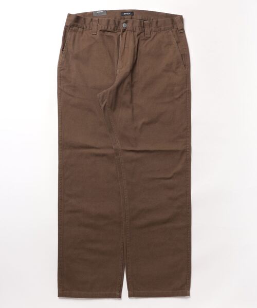 RVCA(ルーカ)の「RVCA メンズ 【RECESSION COLLECTION】 AMERICANA CHINO 2 ロングパンツ 【2024年春夏モデル】/ルーカリラックスフィットワークパンツ(その他パンツ・メンズ・カーキ/グレー系その他/ブラウン・30inch/32inch/34inch/36inch)」の2枚目の写真