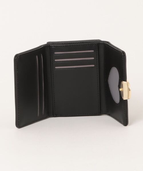 florist（フローリスト）の「【2size展開】ハーフラウンドモチーフのスクエア三つ折りがま口財布（財布・レディース・ブラック系5/グレー系5/ブラウン系5/ブラウン系6/グリーン系5/パープル系5/パープル系6/ピンク系5/グリーン系1/ブラウン系2/ブラウン系1/パープル系2/ピンク系1/ブラック系1/グレー系1/パープル系1・S/M）」の19枚目の写真