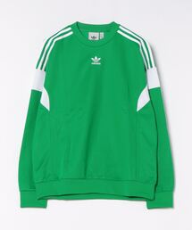 adidas | adidas アディダス M CUTLINE CREW スウェット IR9855 GREEN(スウェット)