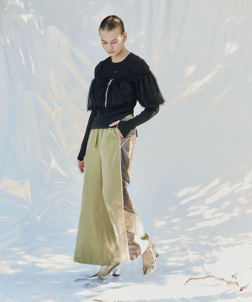 AULA AILA(アウラアイラ)の「マルチパブリックトラックパンツ(その他パンツ・レディース・グリーン/ネイビー/ブラック・0/1)」の21枚目の写真