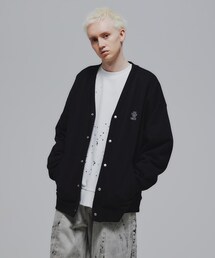 tk.TAKEO KIKUCHI | エンブロスウェットカーディガン(カーディガン/ボレロ)