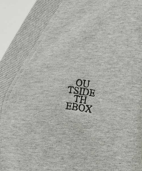 tk.TAKEO KIKUCHI（ティーケータケオキクチ）の「◆エンブロスウェットカーディガン（カーディガン/ボレロ・メンズ・ブラック/グレー系4・02/03）」の11枚目の写真