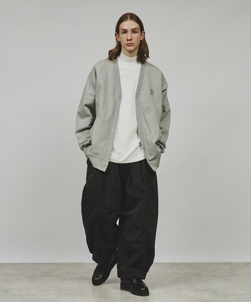 tk.TAKEO KIKUCHI（ティーケータケオキクチ）の「◆エンブロスウェットカーディガン（カーディガン/ボレロ・メンズ・ブラック/グレー系4・02/03）」の7枚目の写真