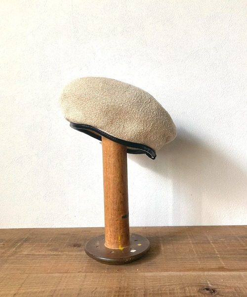 salle de bal（サルデバル）の「パイピングサーモベレー帽 サマーベレー  SPH-B004P SPI（ハンチング/ベレー帽・レディース・アイボリー/ネイビー/グレー・FREE）」の5枚目の写真