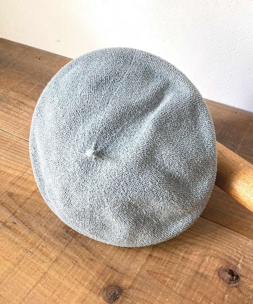 salle de bal（サルデバル）の「パイピングサーモベレー帽 サマーベレー  SPH-B004P SPI（ハンチング/ベレー帽・レディース・アイボリー/ネイビー/グレー・FREE）」の9枚目の写真