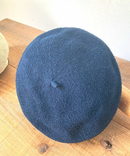 salle de bal（サルデバル）の「パイピングサーモベレー帽 サマーベレー  SPH-B004P SPI（ハンチング/ベレー帽・レディース・アイボリー/ネイビー/グレー・FREE）」の11枚目の写真