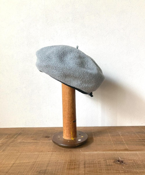 salle de bal（サルデバル）の「パイピングサーモベレー帽 サマーベレー  SPH-B004P SPI（ハンチング/ベレー帽・レディース・アイボリー/ネイビー/グレー・FREE）」の15枚目の写真