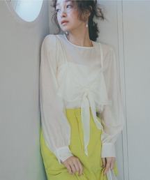 VIS | ビスチェドッキングシアーブラウス(シャツ/ブラウス)