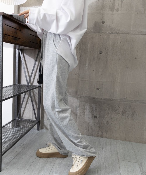 Miniministore(ミニミニストア)の「ダメージ スウェットパンツ レディース(スウェットパンツ・レディース・ライトグレー/ブラック・M/L)」の9枚目の写真