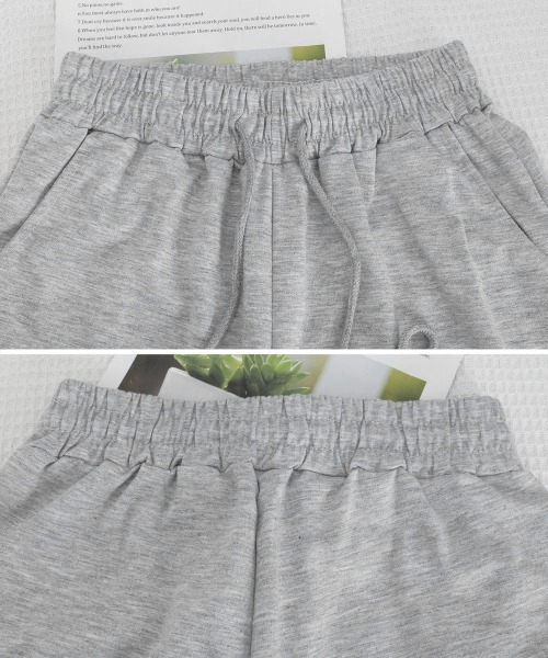 Miniministore(ミニミニストア)の「ダメージ スウェットパンツ レディース(スウェットパンツ・レディース・ライトグレー/ブラック・M/L)」の13枚目の写真