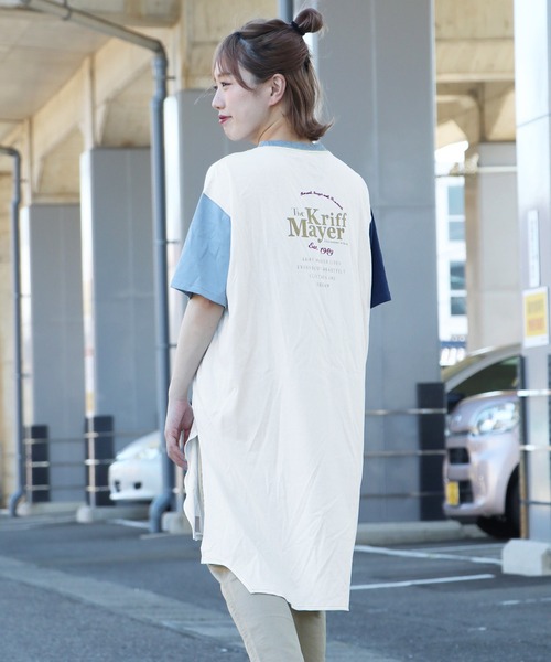 KRIFF MAYER Lady's Collection(クリフメイヤーレディースコレクション)の「ウェットプロテクトワンピ(ワンピース・レディース・カラフル/ネイビー/チャコール/サックスブルー/オレンジ系その他/グレー/オフホワイト・LARGE/MEDIUM)」の7枚目の写真