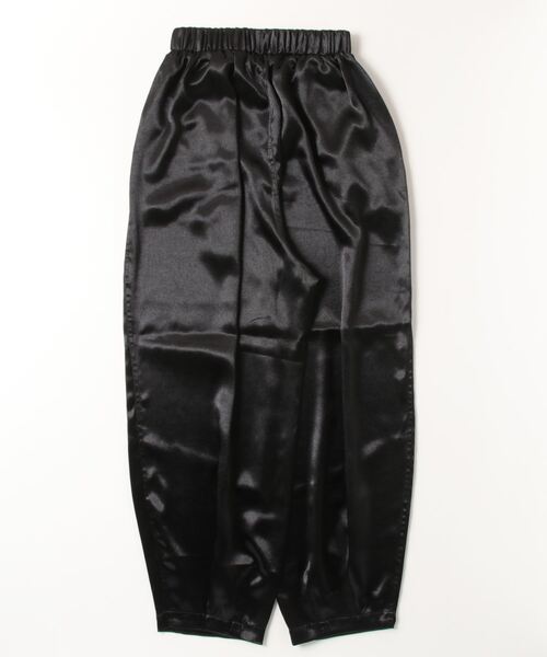 Shelly island（シェリーアイランド）の「サテンタックイージーパンツ（その他パンツ・レディース・シルバー/ブラック・M）」の16枚目の写真