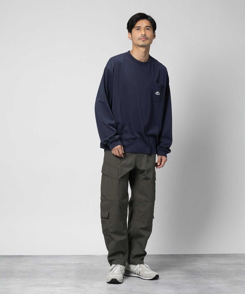 Alpha Industries（アルファインダストリーズ）の「【ALPHA】コンバットカーゴパンツ (ミリタリー素材 / 耐久性 / ワイドテーパード / ストリートファッション)（カーゴパンツ・メンズ・ブラック/ダークグレー・M/L/XL/S）」の12枚目の写真