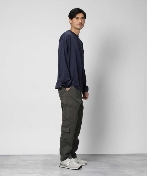 Alpha Industries（アルファインダストリーズ）の「【ALPHA】コンバットカーゴパンツ (ミリタリー素材 / 耐久性 / ワイドテーパード / ストリートファッション)（カーゴパンツ・メンズ・ブラック/ダークグレー・M/L/XL/S）」の14枚目の写真